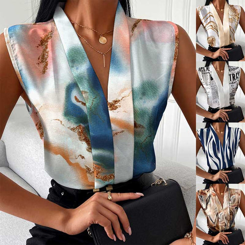 Inês, blusa  Estampada  Casual Chic e Confortável