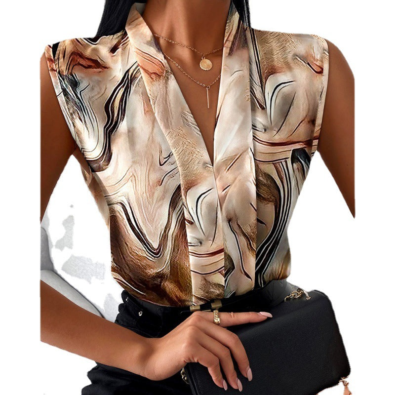 Inês, blusa  Estampada  Casual Chic e Confortável