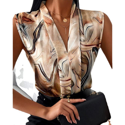 Inês, blusa  Estampada  Casual Chic e Confortável
