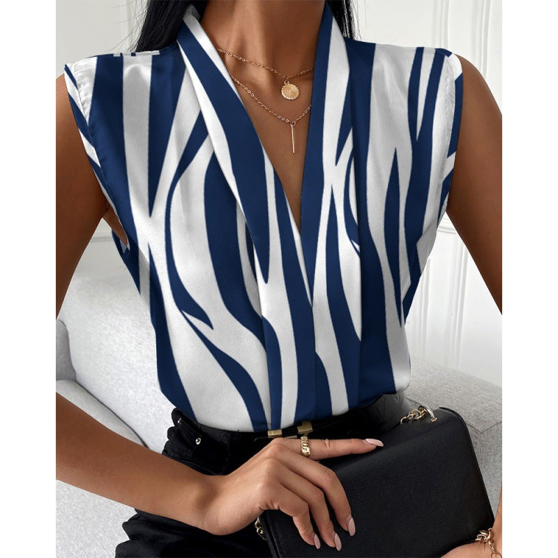 Inês, blusa  Estampada  Casual Chic e Confortável